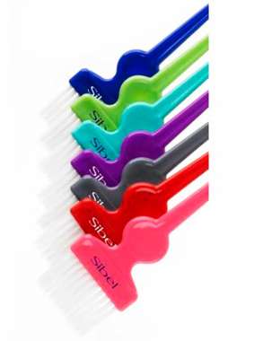 MIX&amp;MATCH 7 COLOURS TINTING BRUSH SET SIBEL