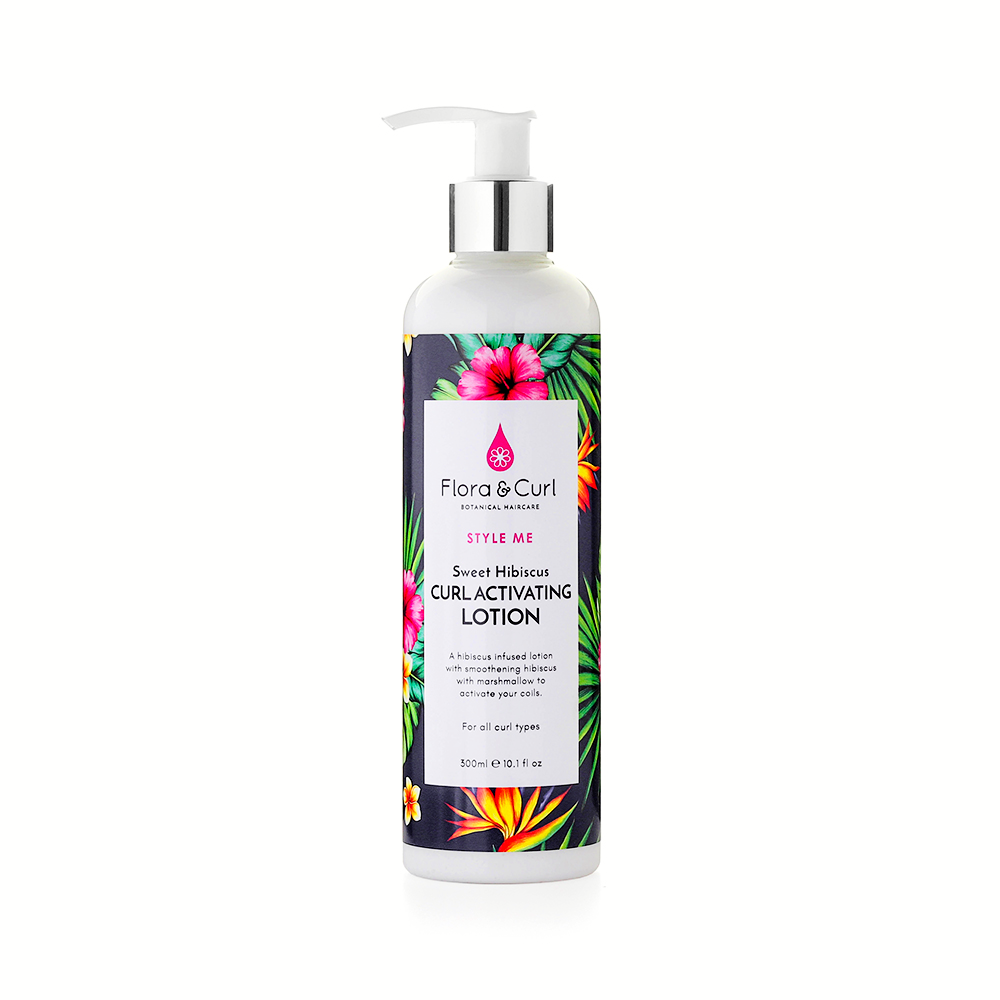 Flora &amp; Curl Sweet Hibiscus Curl Activating Lotion 300ml.