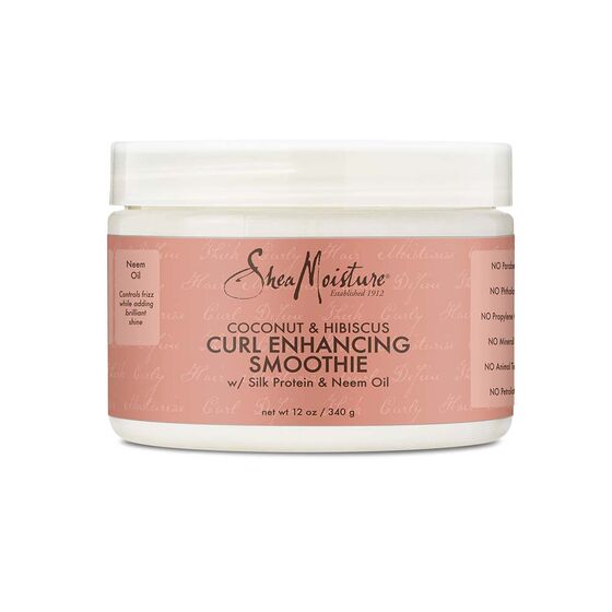Shea Moisture COCONUT &amp; HIBISCUS CURL ENHANCING  SMOOTHIE 340g. 