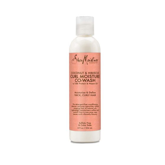 Shea Moisture COCONUT &amp; HIBISCUS CURL MOISTURE CO-WASH 236ml. 