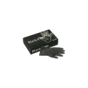 SIBEL Black&Pro Gloves Reuseable Latex Satin Black XL 20pcs