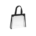 Estuche Transparente Pvc Negro