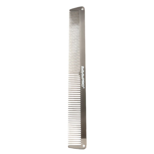 [M3843E] Babyliss BBPro Gunsteel Metal Comb