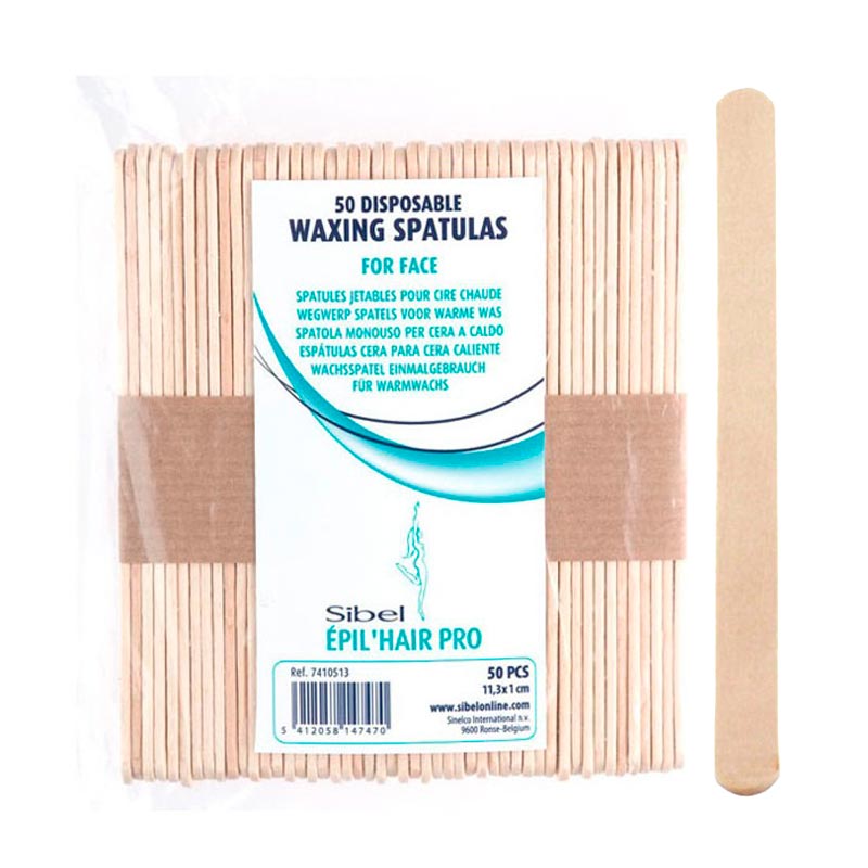 SIBEL EHP Espátulas de madera desechables 50pzs