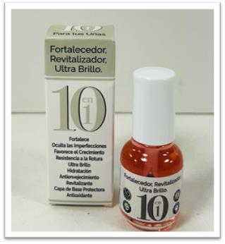 Fortalecedor Revitalizador Ultra Brillo para Uñas 10 en 1