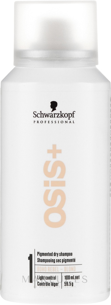 Champu en seco con pigmento