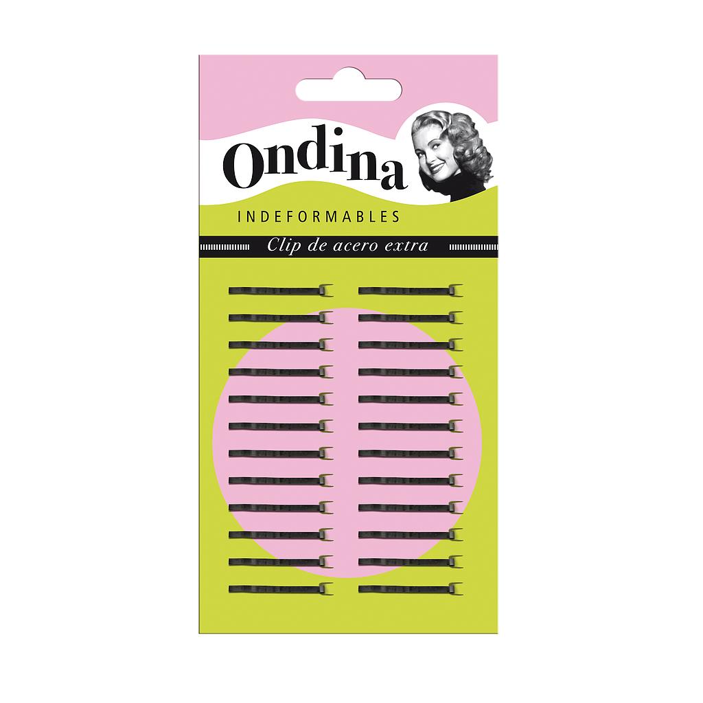 CARTON 24 MINICLIPS 2,5 CM. NEGROS            