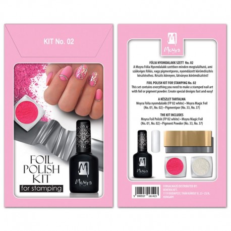 MOYRA KIT PARA STAMPING CON FOIL Nº 02