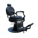 BARBURYS Silla de Barbero Malone Marrón Oscuro