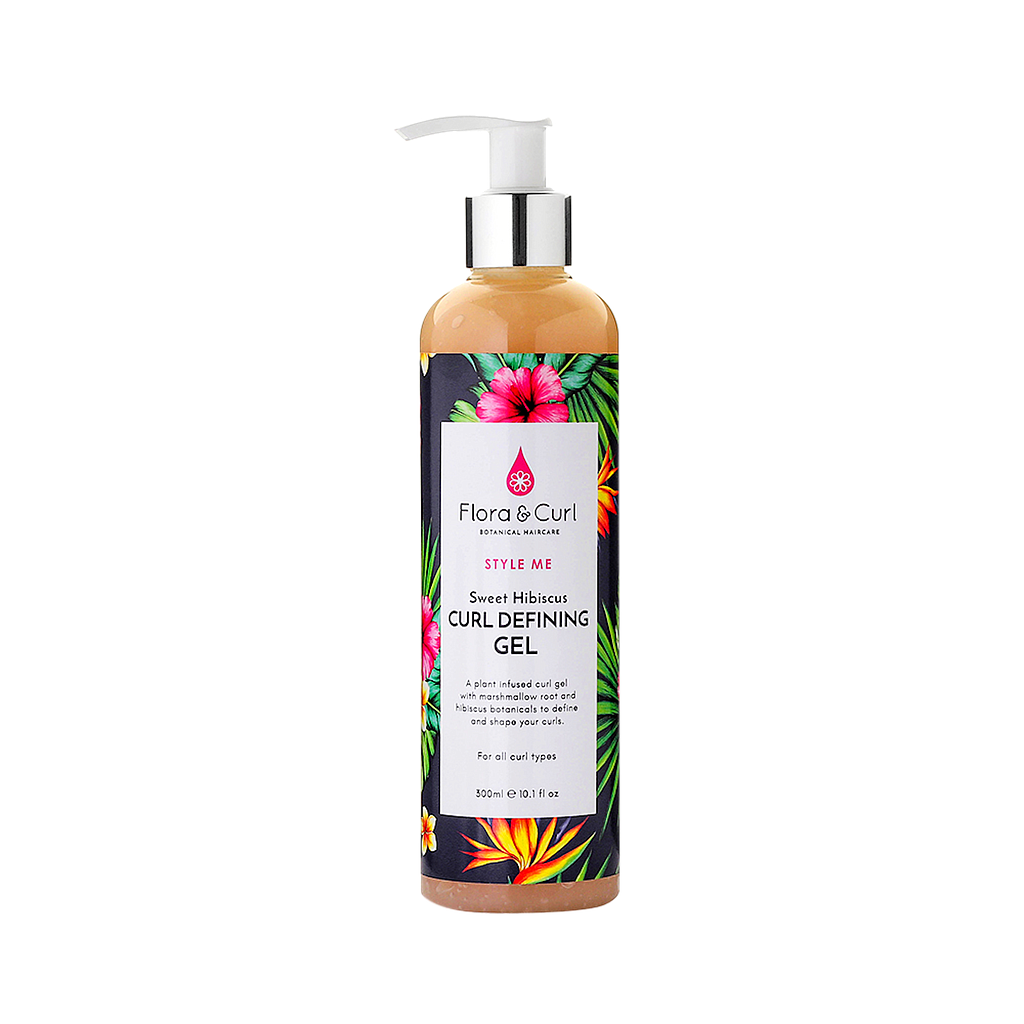 Flora &amp; Curl Sweet Hibiscus Curl Defining Gel 300ml.