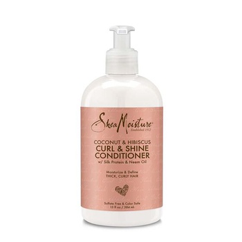 [764302290629] Shea Moisture COCONUT & HIBISCUS CURL & SHINE  CONDITIONER 384ml. 