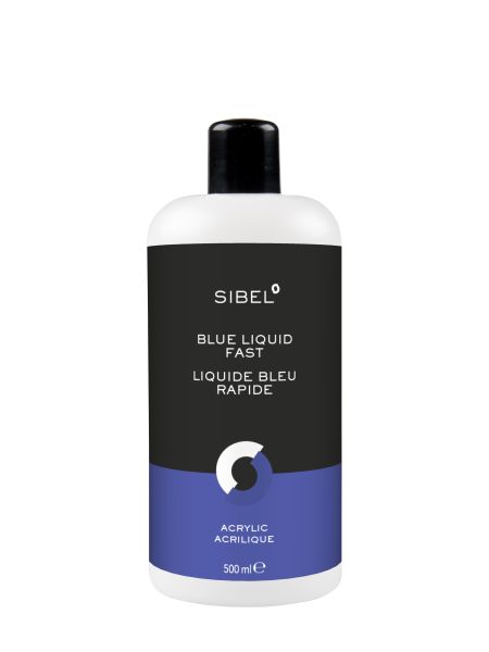 SIBEL Líquido Acrílico Azul Rápido 500ml