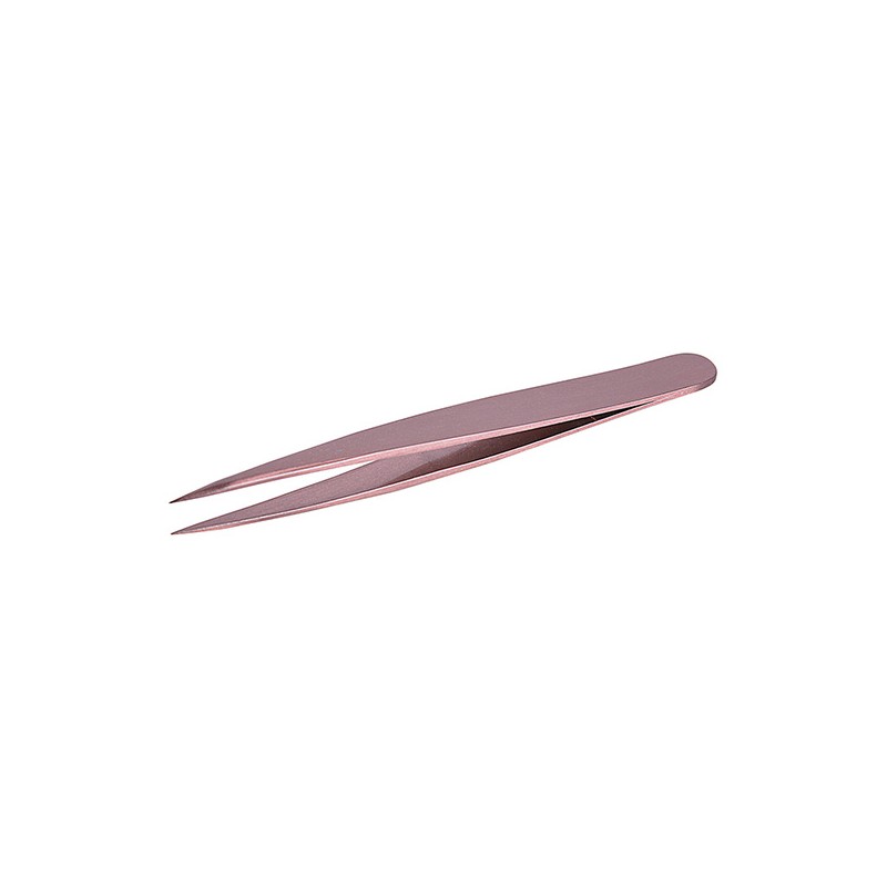 Pinza Ergonómica Punta Fina 9.5Cm Pink Bronze Bifull