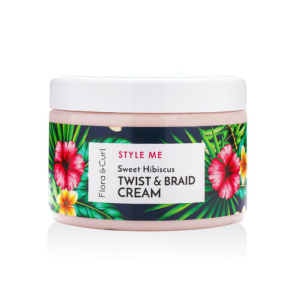 Flora &amp; Curl Sweet Hibiscus Twist &amp; Braid Cream 300ml.