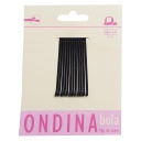 CARTON 12 CLIPS ONDINA BOLA NEGRO 50 MM       