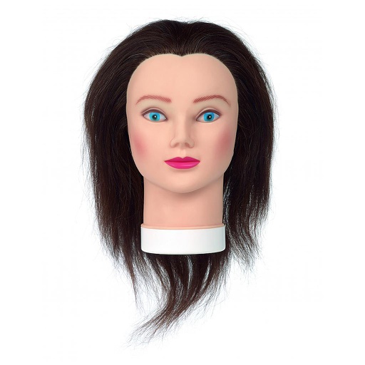 [P003182] OBB Cabeza De Entrenamiento Charlotte Natural Marrón Oscuro