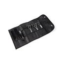 MULTI TOLL ROLL ESTUCHE NEGRO MATE COCODRILO DECORACION