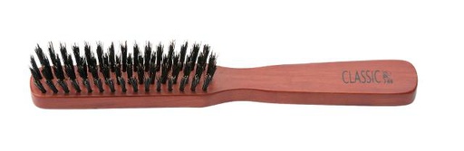 [P001204] SIBEL Brocha Plana Classic 49 Madera Natural 21.4cm