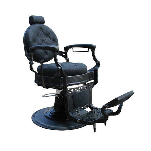 BARBURYS Silla de Barbero Malone Marrón Oscuro