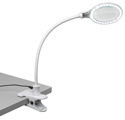 [P003221] SIBEL Lámpara de Lupa con Pinza 30 Led 3D EU
