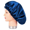 GORRO DE SATÉN AZUL ANTI FRIZZ